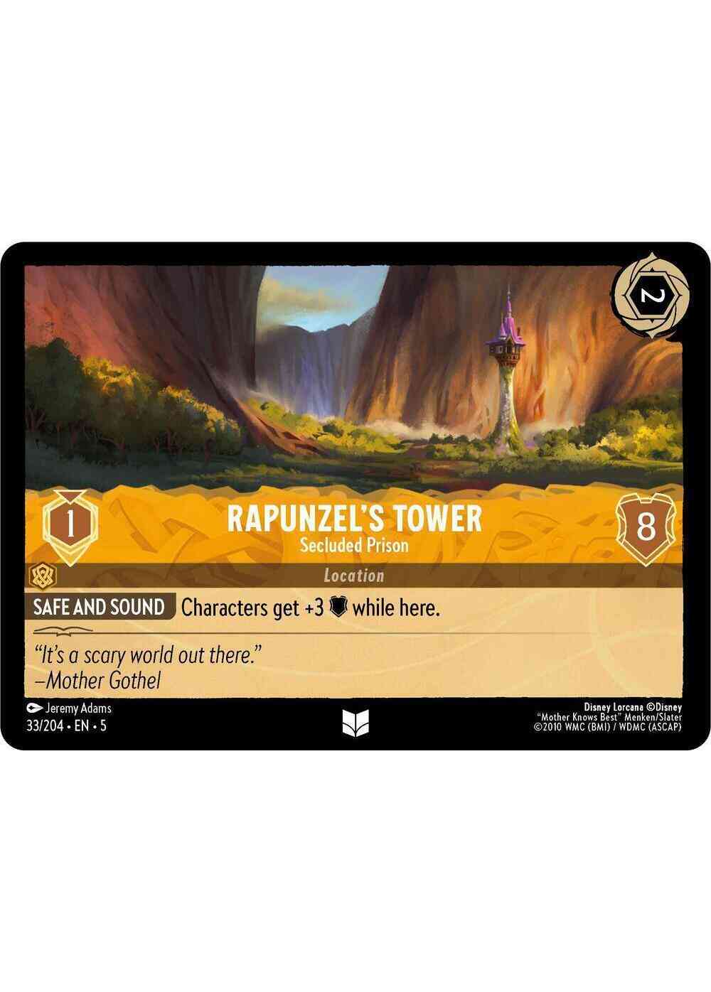 Rapunzel's Tower - Secluded Prison - 33/204 [Shimmering Skies] [Non-Foil]