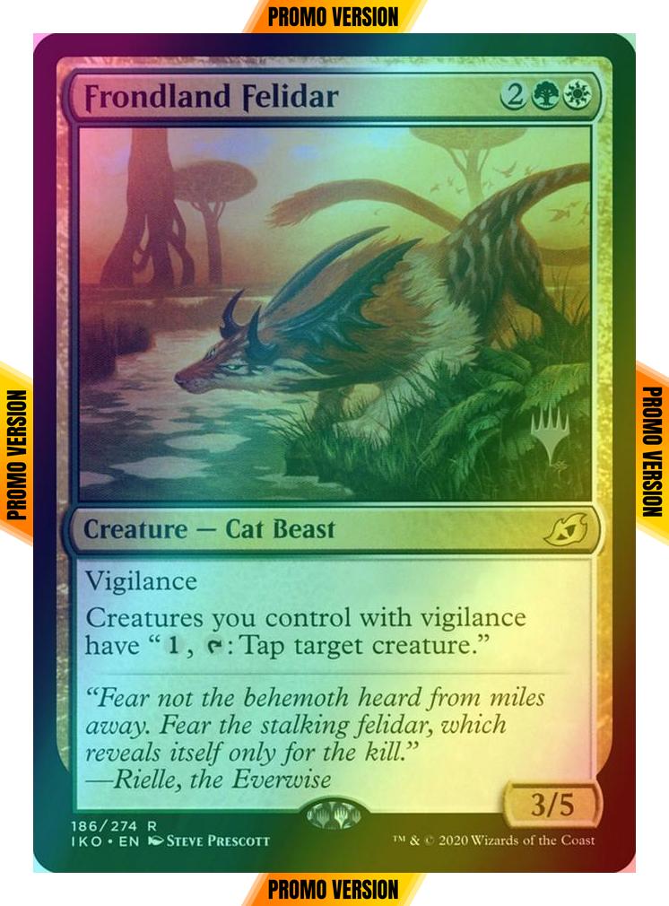 Frondland Felidar [Promo Pack] [186p] [Ikoria: Lair of Behemoths Promos] [Foil]