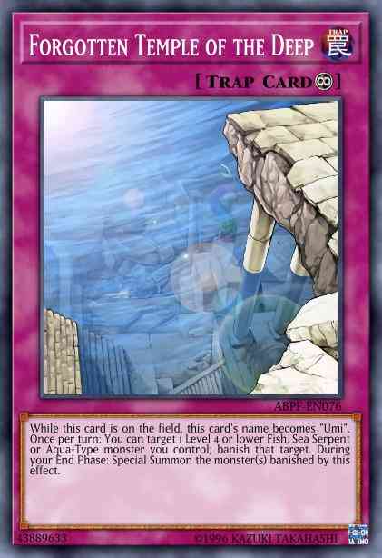 Forgotten Temple of the Deep - BP03-EN216 - Common - 1st Edition