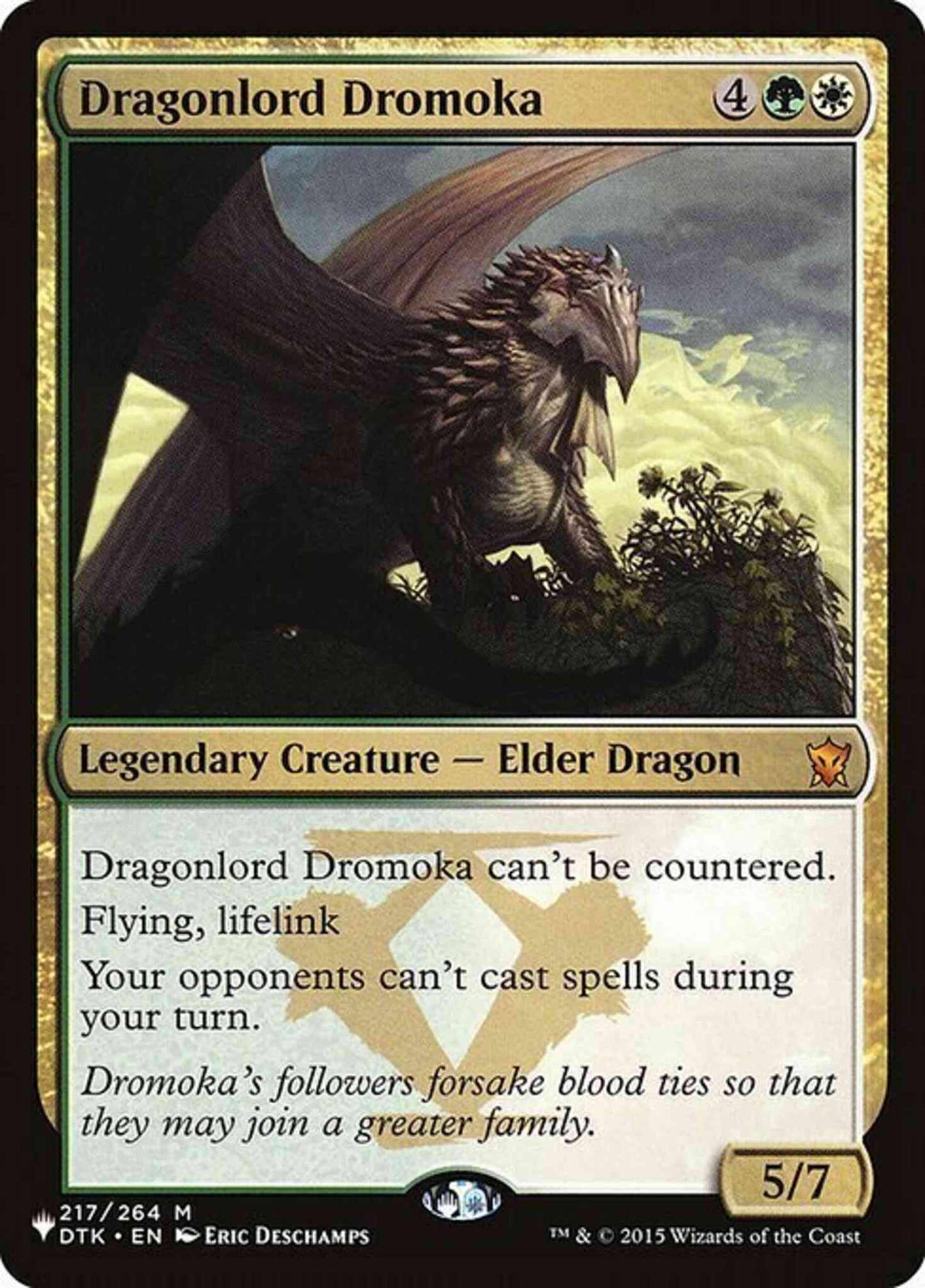 Dragonlord Dromoka [DTK-217] [The List] [Non-Foil]