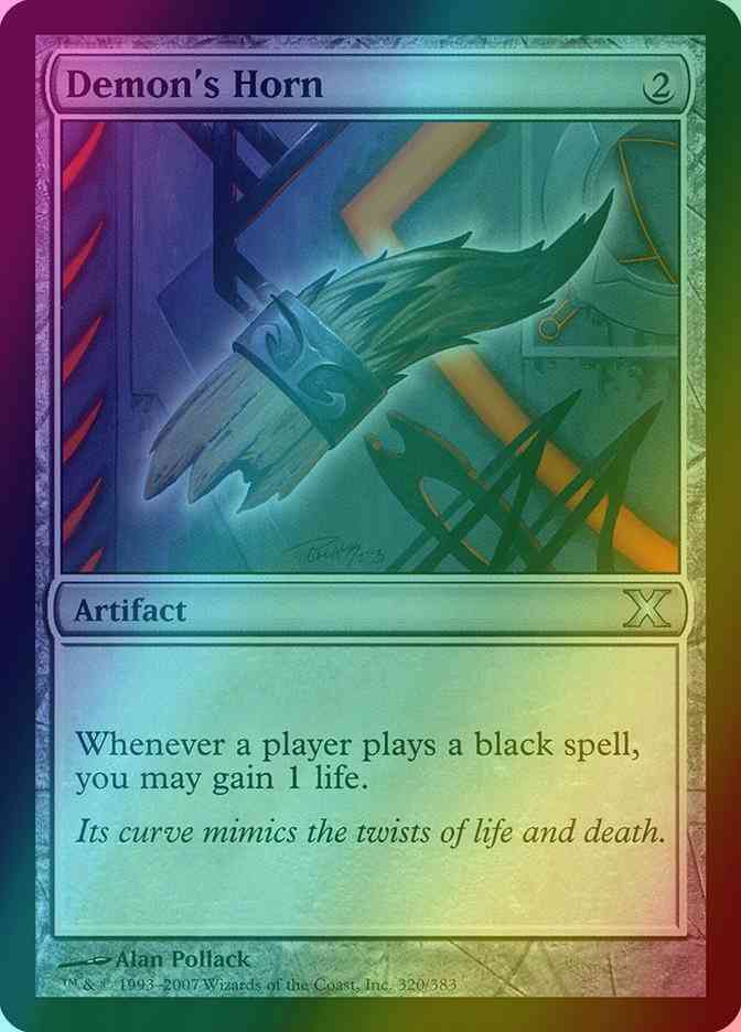 Demon's Horn [320] [Tenth Edition] [Foil]