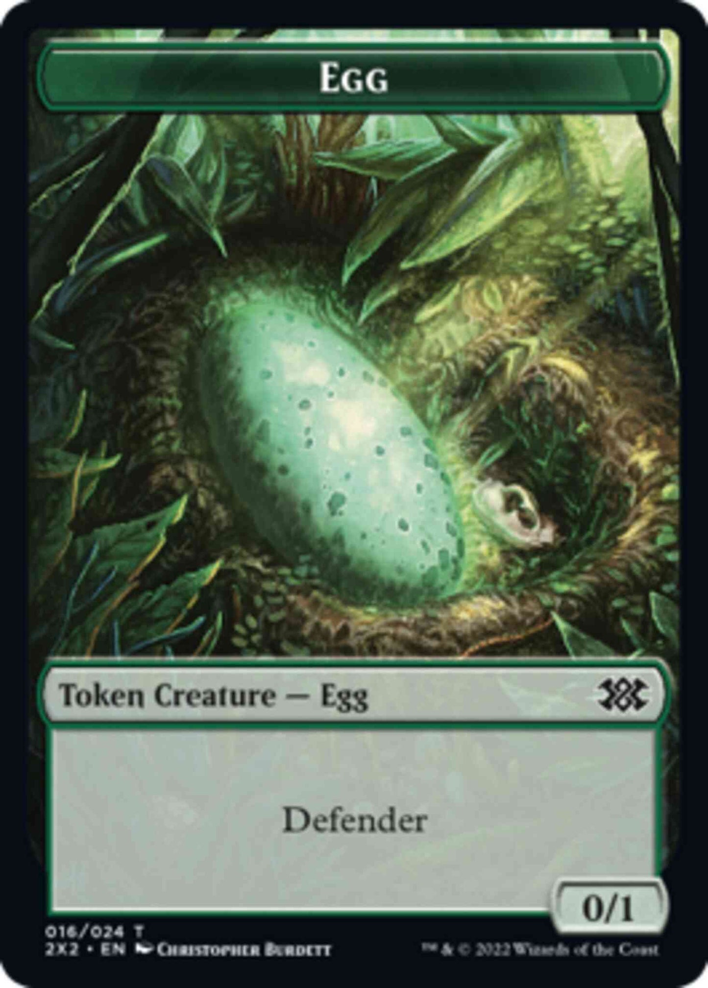 Egg Token (16) // Soldier Token (07) [Double Masters 2022: Tokens] [Non-Foil]
