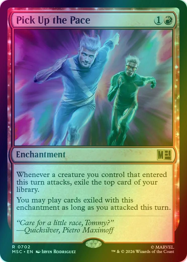 Pick Up the Pace [702] [Jumpstart] [Marvel Super Heroes: Commander] [Foil]