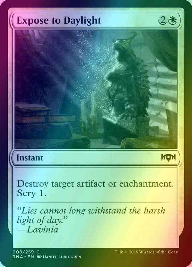 Expose to Daylight [8] [Ravnica Allegiance] [Foil]