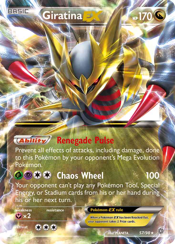 Giratina-EX - 57/98 - Rare Holo EX [xy7-57] [Ultra]