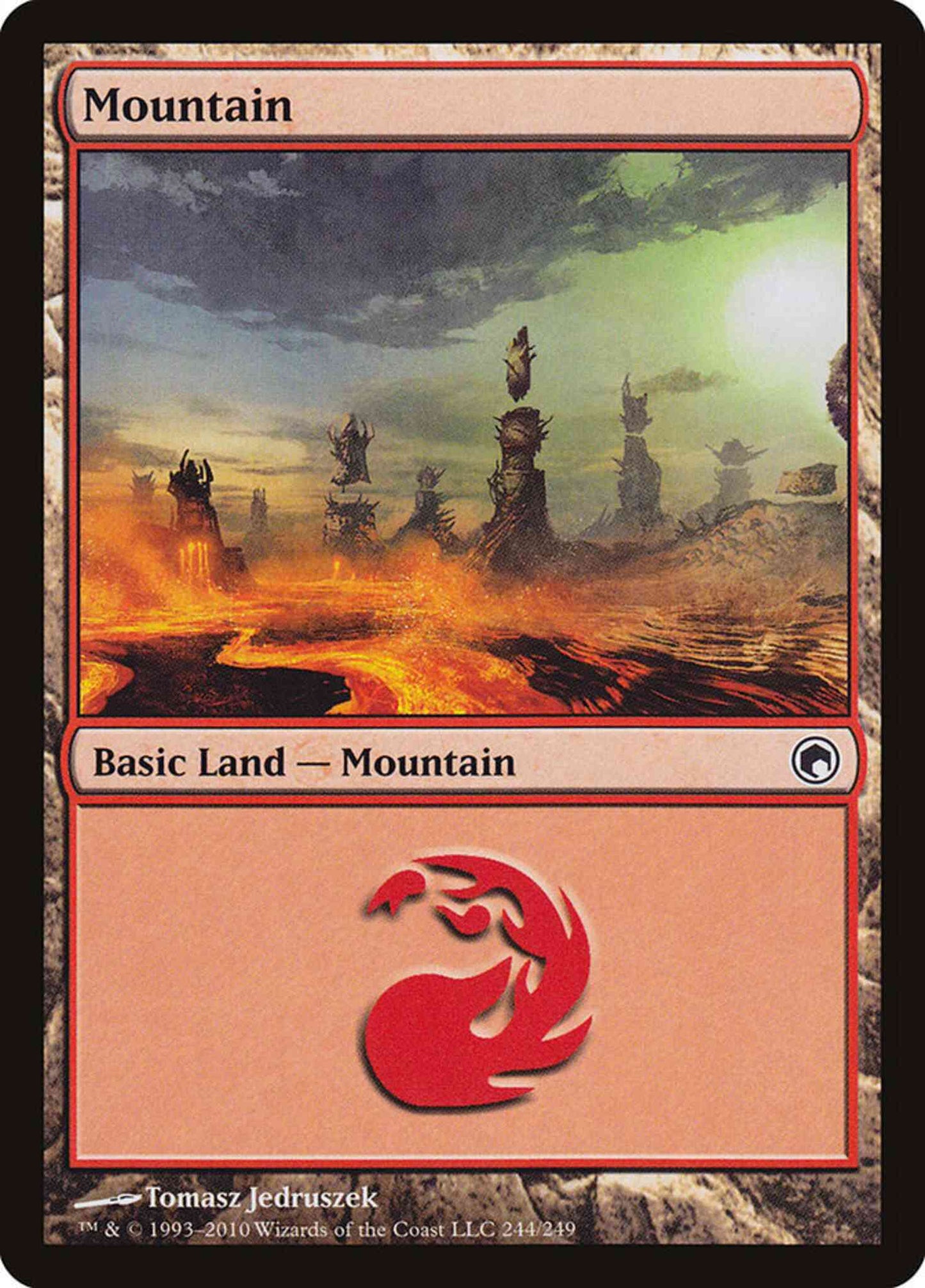 Mountain [244] [Scars Of Mirrodin] [Non-Foil]