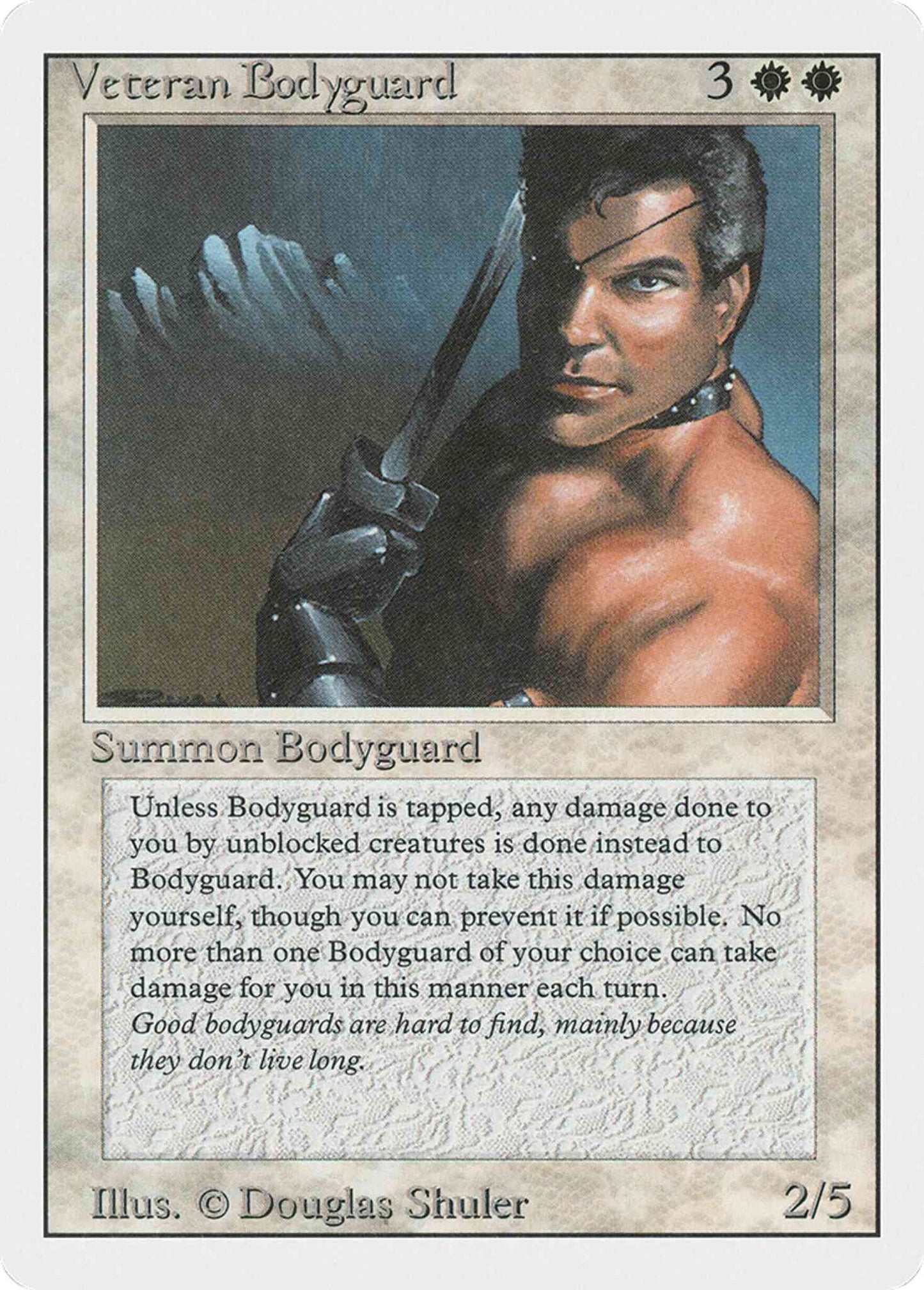 Veteran Bodyguard [42] [Revised Edition] [Non-Foil]