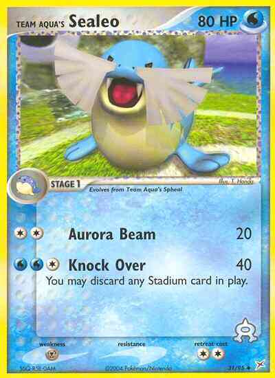 Team Aqua's Sealeo - 31/95 - Uncommon [ex4-31] [Reverse Holo]