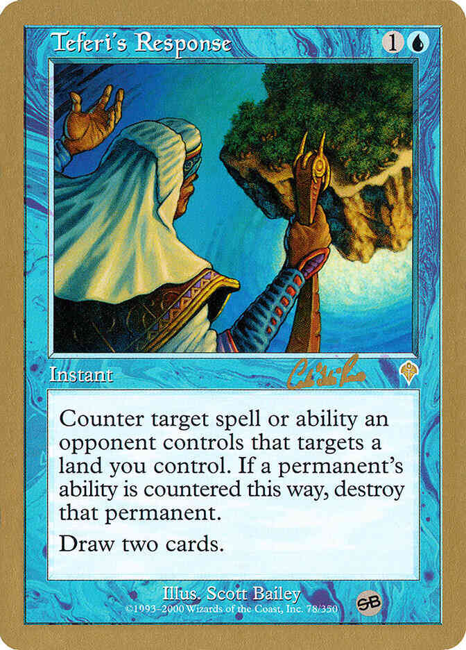 Teferi's Response [cr78sb] [World Championship Decks 2002] [Non-Foil]