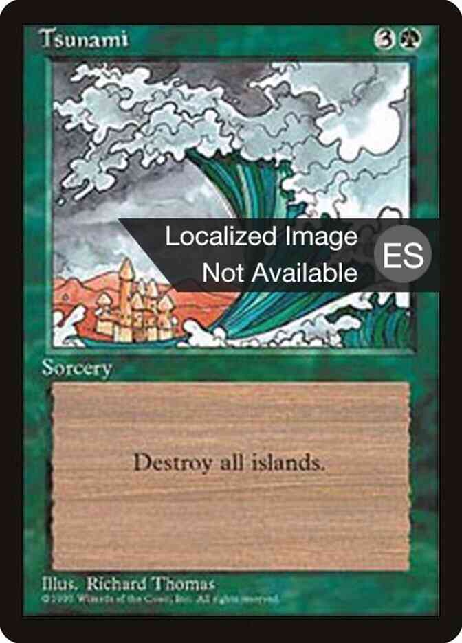 Tsunami - Spanish [278] [Fourth Edition Black Border: Spanish] [Non-Foil]
