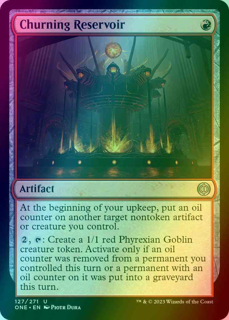 Churning Reservoir [127] [Phyrexia: All Will Be One] [Foil]