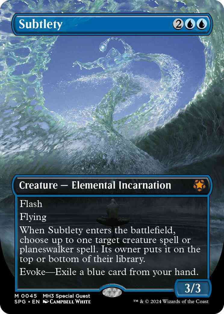 Subtlety [45] [Borderless] [Special Guests] [Foil]
