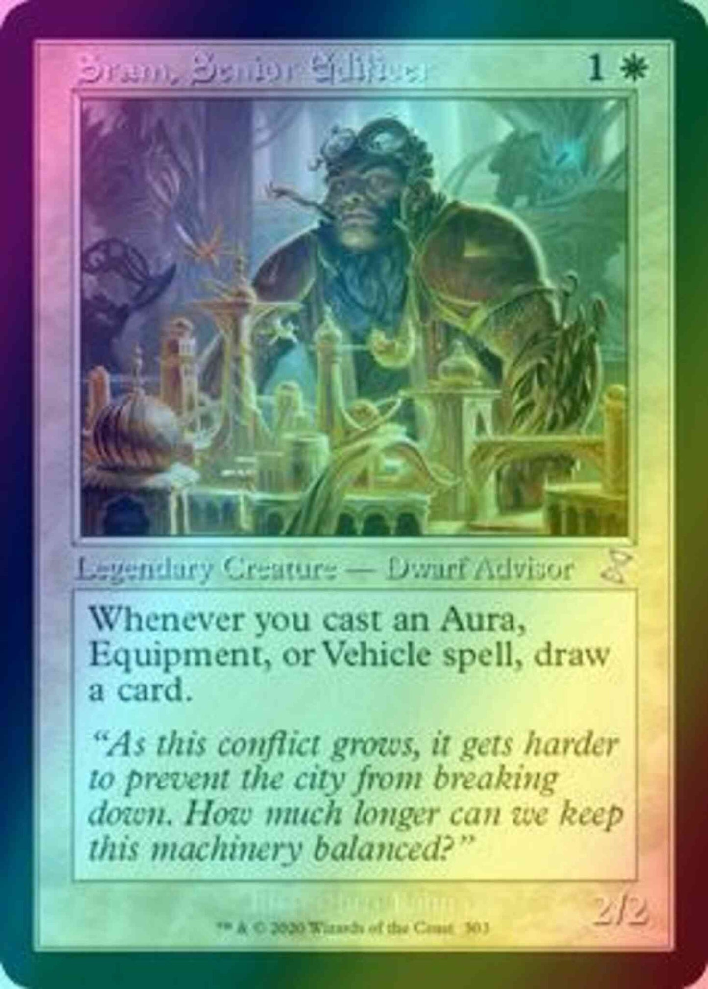 Sram, Senior Edificer [303] [Time Spiral Remastered] [Foil]