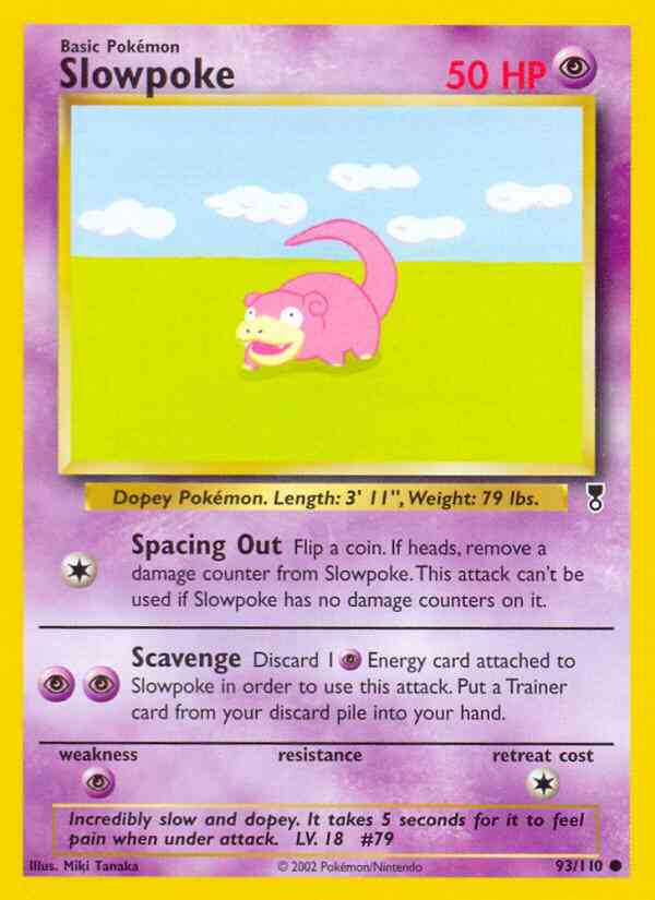 Slowpoke - 93/110 - Common [base6-93] [Reverse Holo]