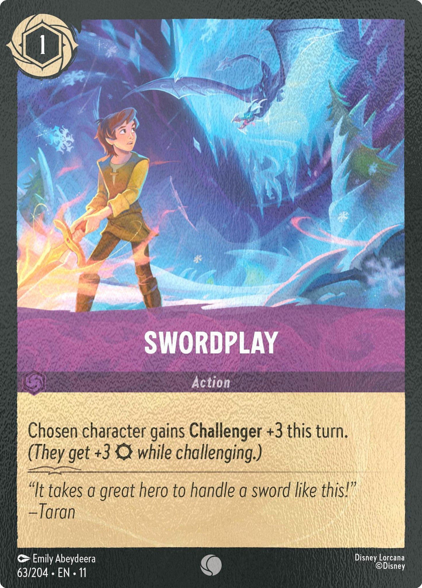 Swordplay - 63/204 [Winterspell] [Cold Foil]