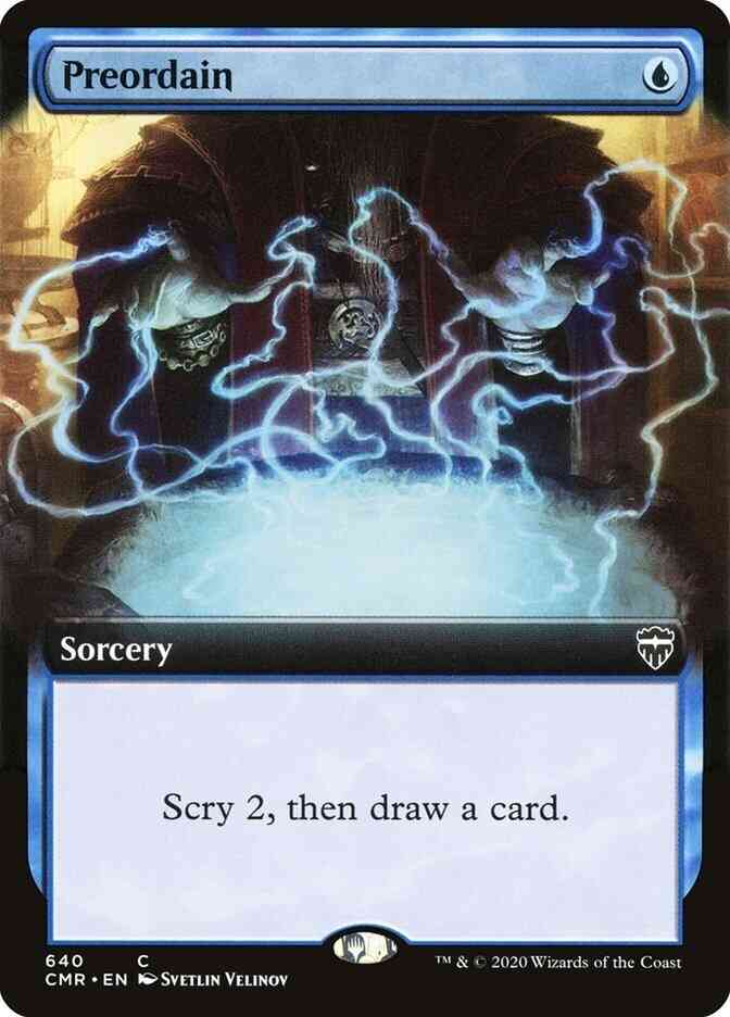Preordain [640] [Extended Art] [Commander Legends] [Non-Foil]