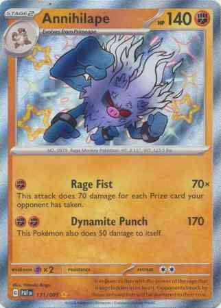 Annihilape - 171/091 - Shiny Rare [sv045-171] [Secret]