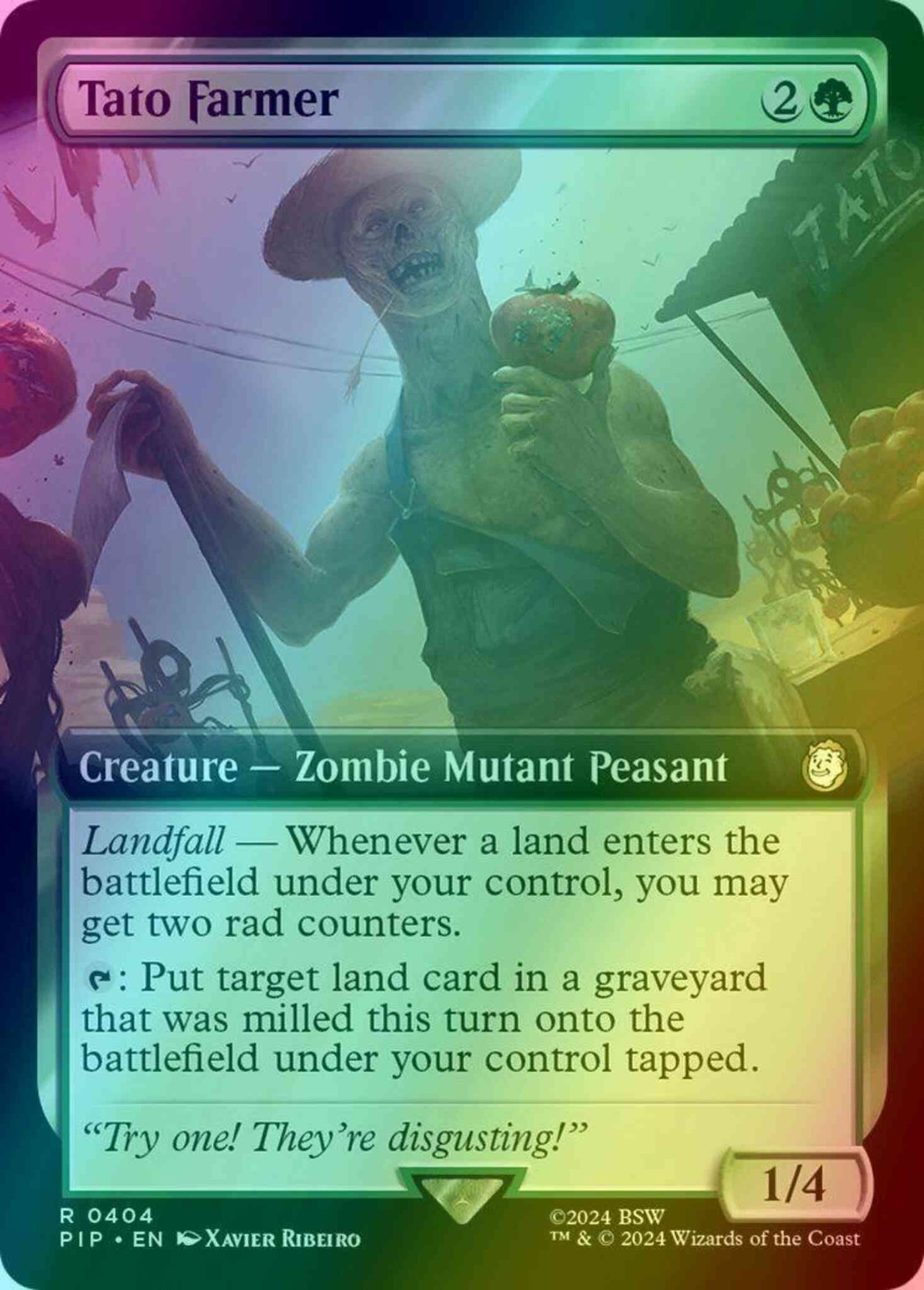 Tato Farmer [404] [Extended Art] [Fallout] [Foil]