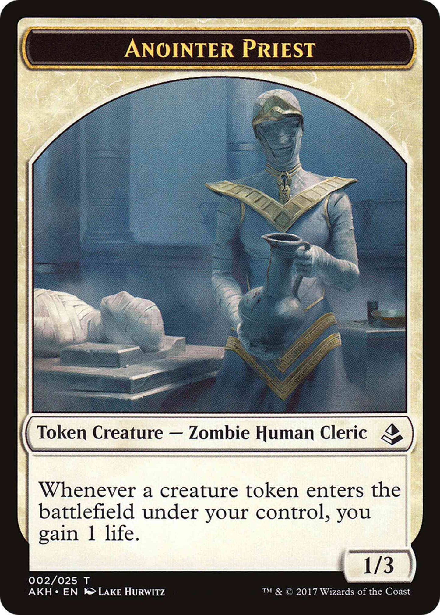 Anointer Priest Token [02] [Amonkhet Tokens] [Non-Foil]