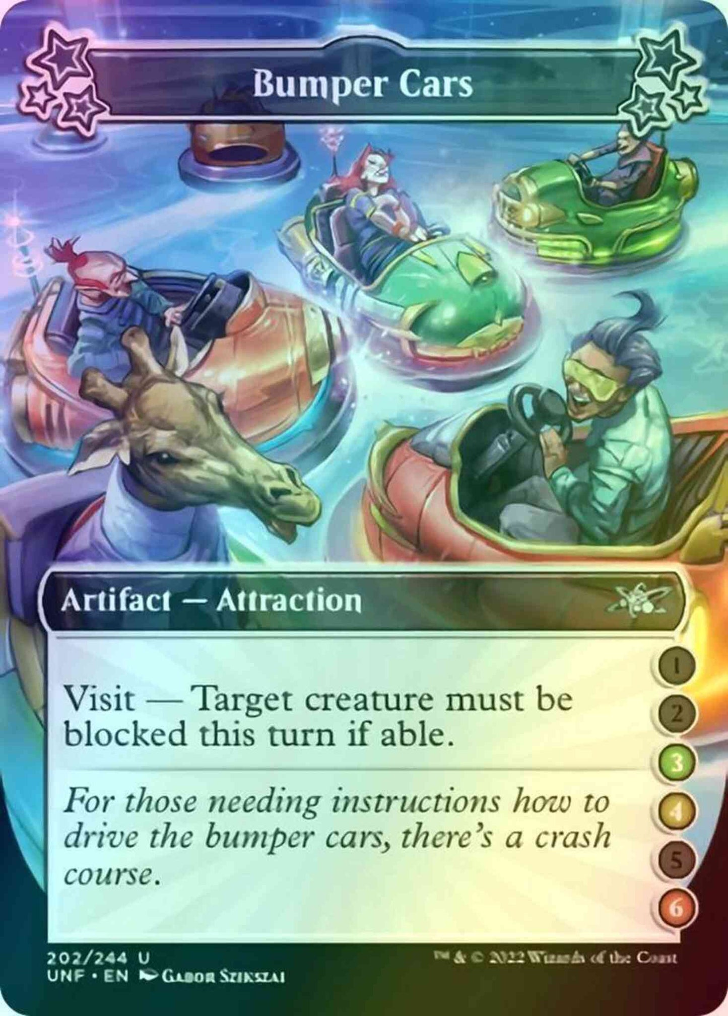 Bumper Cars (3/4/6) [202d] [Borderless] [Unfinity] [Foil]