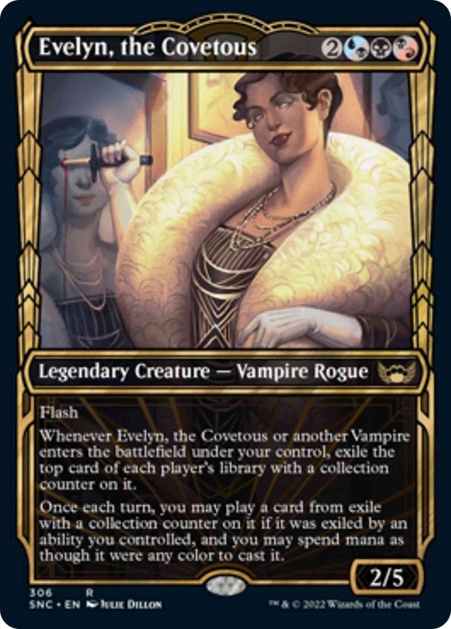 Evelyn, the Covetous [306] [Golden Age Showcase] [Streets of New Capenna] [Non-Foil]