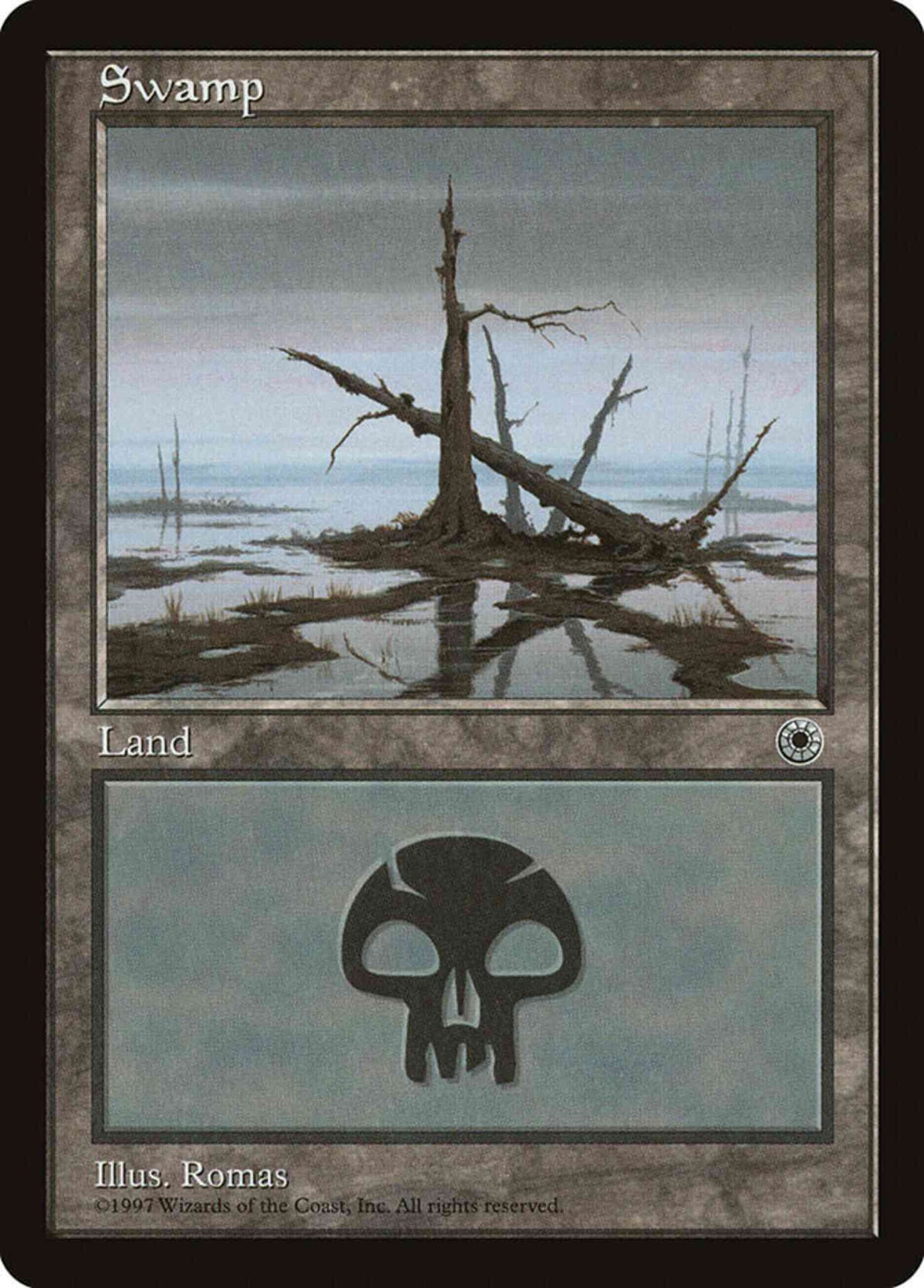 Swamp [205] [Vertical Tree in Center] [Portal 1] [Non-Foil]