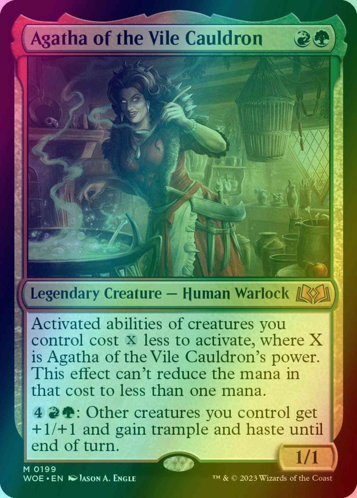 Agatha of the Vile Cauldron [199] [Wilds of Eldraine] [Foil]