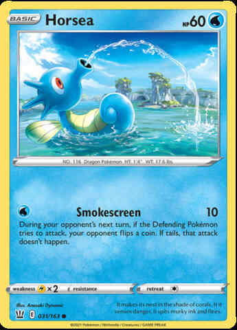 Horsea - 031/163 - Common [swsh5-031] [Reverse Holo]