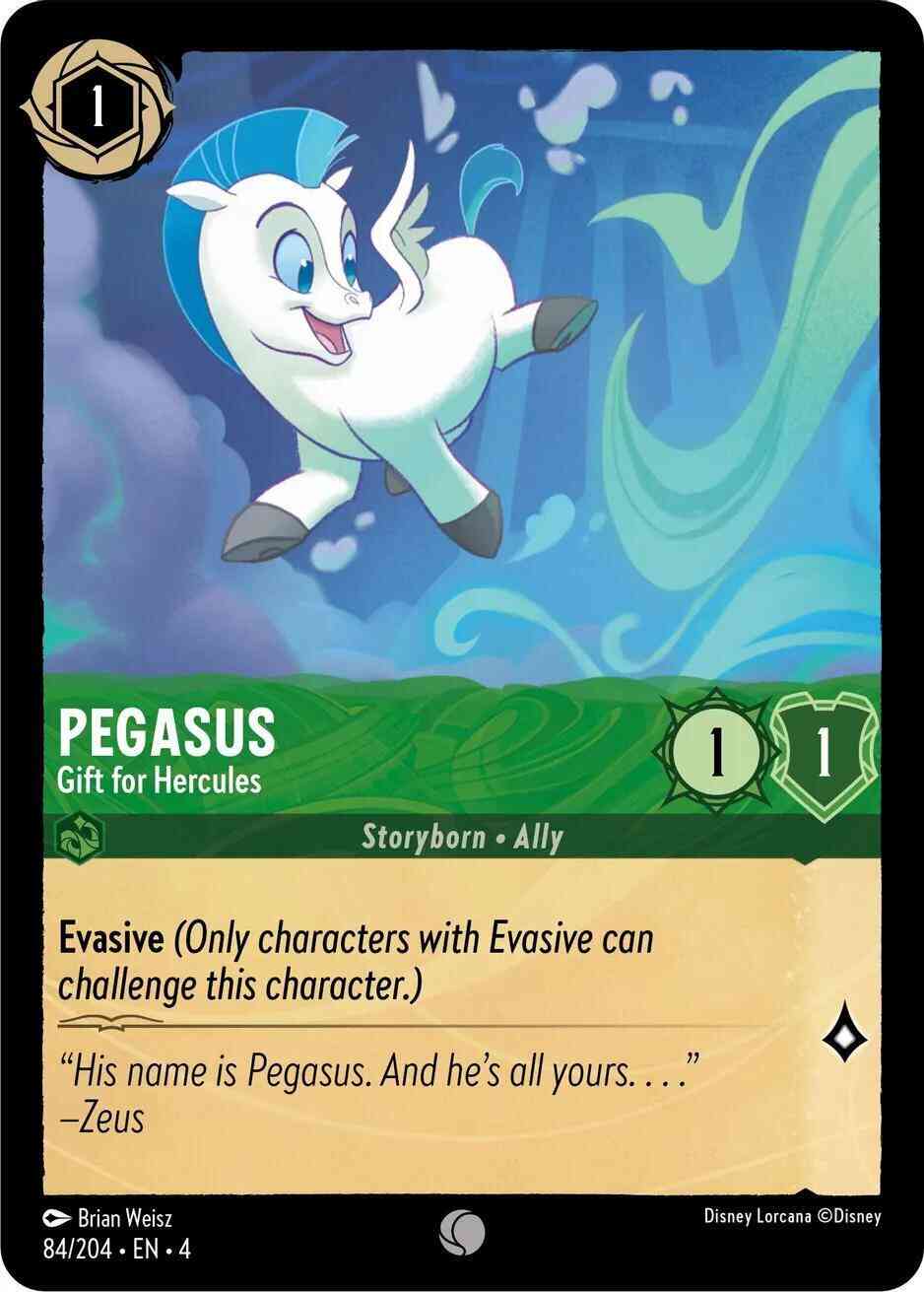 Pegasus - Gift for Hercules - 84/204 [Ursula's Return] [Non-Foil]