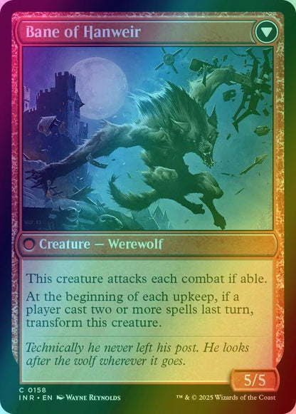 Hanweir Watchkeep // Bane of Hanweir [158] [Innistrad Remastered] [Foil]