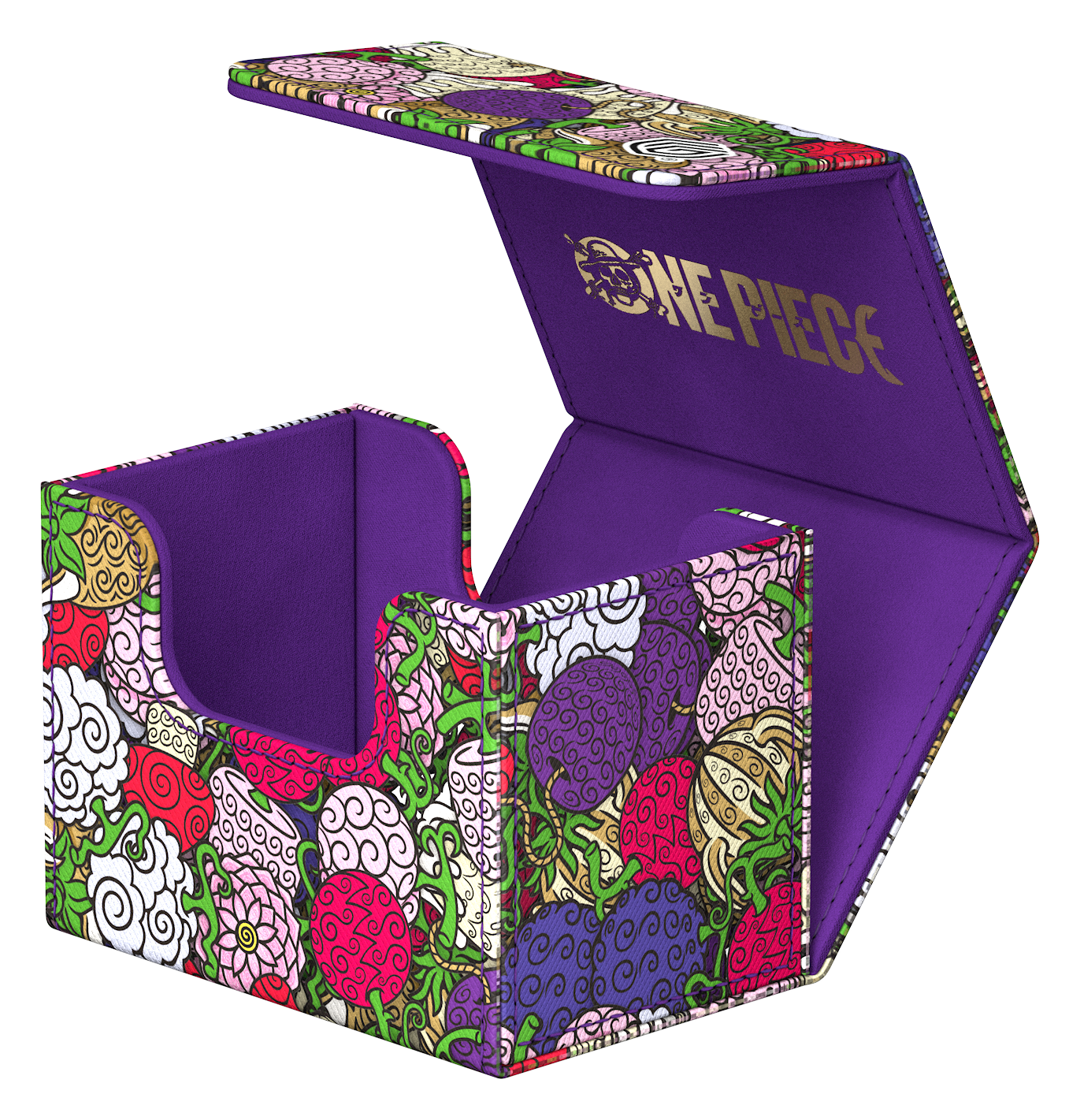 Ultimate Guard Sidewinder Xenoskin Deck Case - 80+ - One Piece - Devil Fruit Pattern