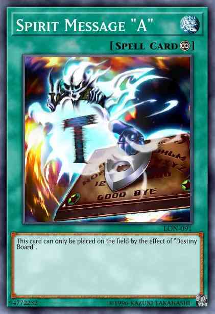 Spirit Message "A" - LON-091 - Rare - Unlimited