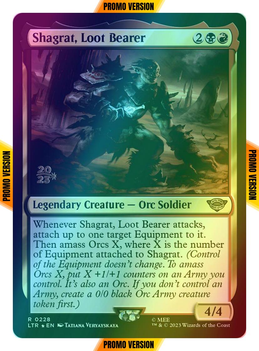 Shagrat, Loot Bearer [228s] [Prerelease] [The Lord of the Rings: Tales of Middle-earth: Promos] [Foil]
