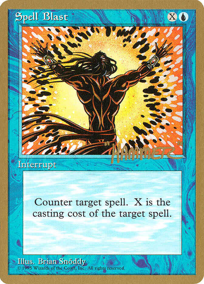 Spell Blast [sr103] [Pro Tour Collector Set] [Non-Foil]