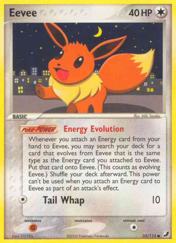 Eevee - 55/115 - Common [ex10-55] [Non-Holo]