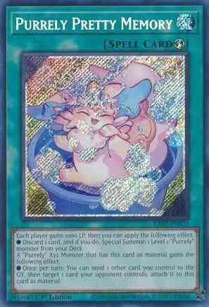 Purrely Pretty Memory - RA02-EN072 - Secret Rare - 1st Edition