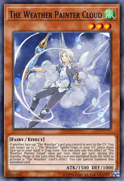 The Weather Painter Cloud - SPWA-EN031 - Secret Rare - 1st Edition