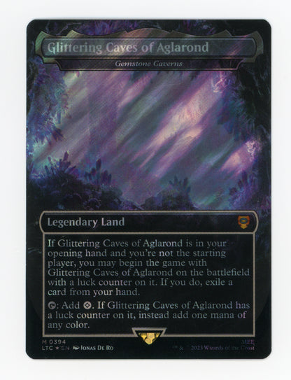 Glittering Caves of Aglarond - Gemstone Caverns — Borderless|Realms and Relics|Surge Foil — ID 17908