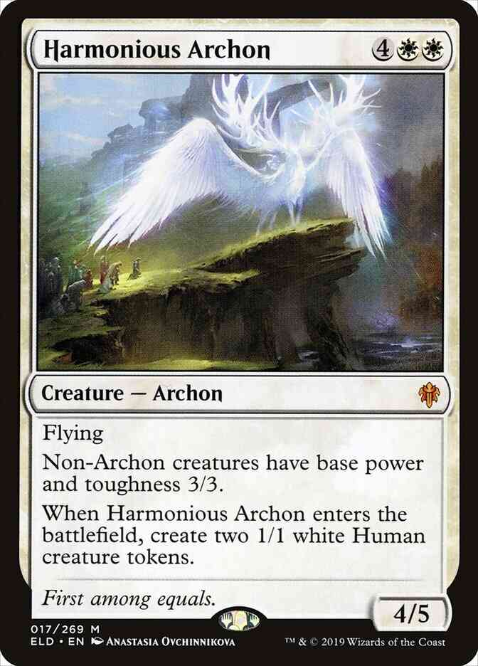 Harmonious Archon [17] [Throne of Eldraine] [Non-Foil]