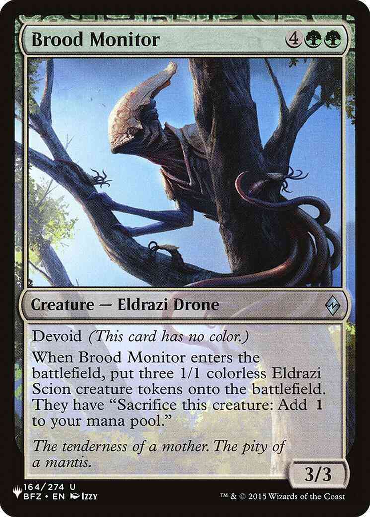Brood Monitor [BFZ-164] [The List] [Non-Foil]