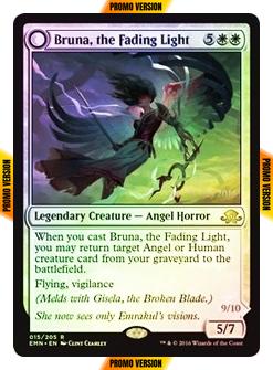 Bruna, the Fading Light // Brisela, Voice of Nightmares [15as] [B] [Eldritch Moon Promos] [Foil]