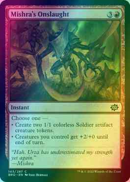 Mishra's Onslaught [143] [The Brothers' War] [Foil]