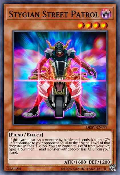 Stygian Street Patrol - DREV-EN099 - Secret Rare - Unlimited