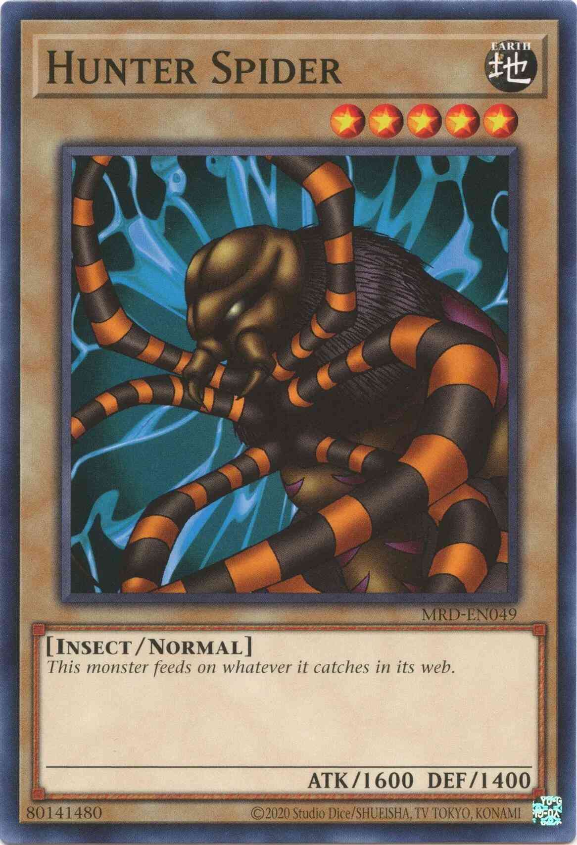 Hunter Spider - 25th Anniversary - MRD-EN049 - Common - Unlimited