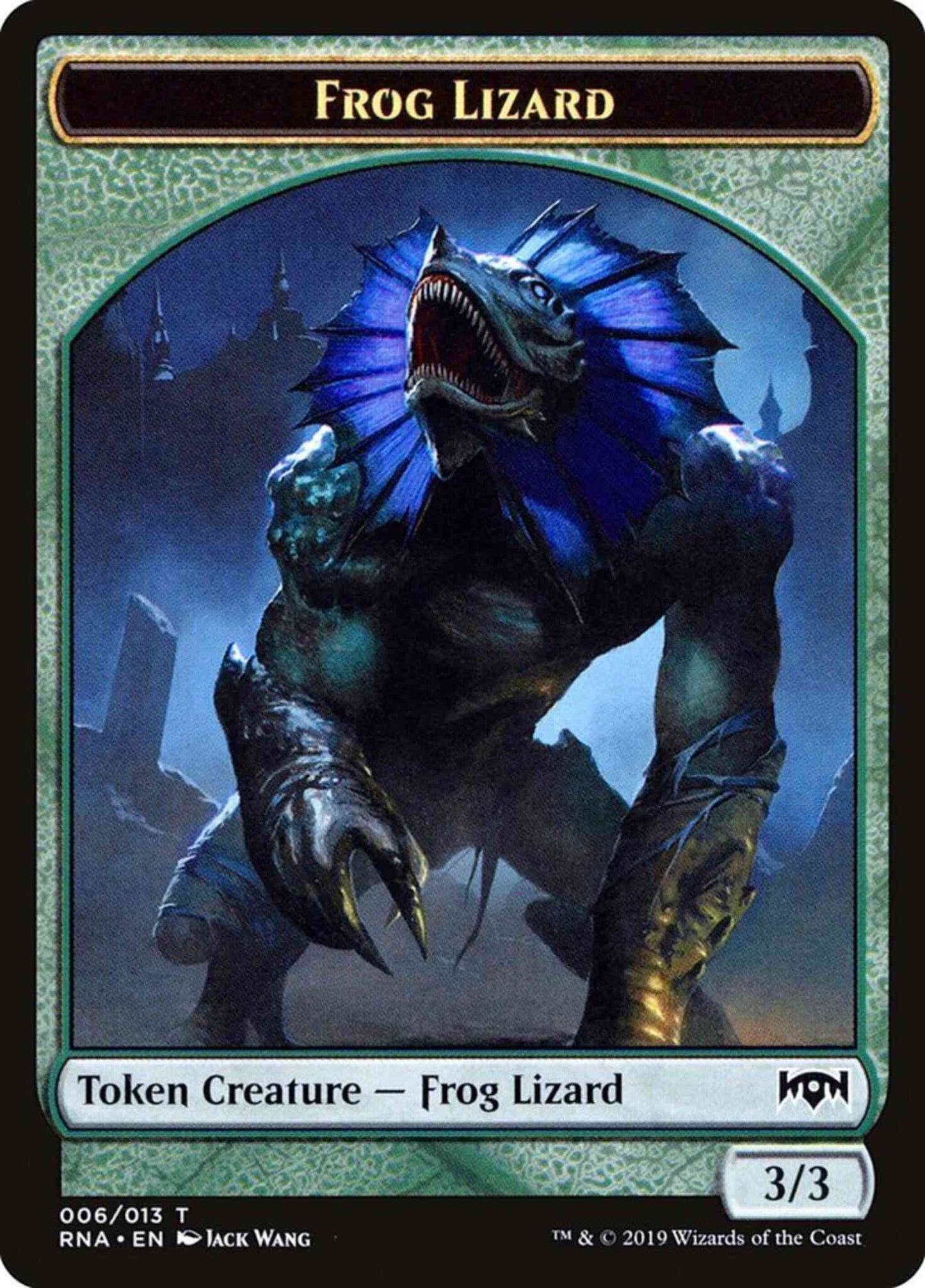 Frog Lizard Token [06] [Ravnica Allegiance Tokens] [Non-Foil]