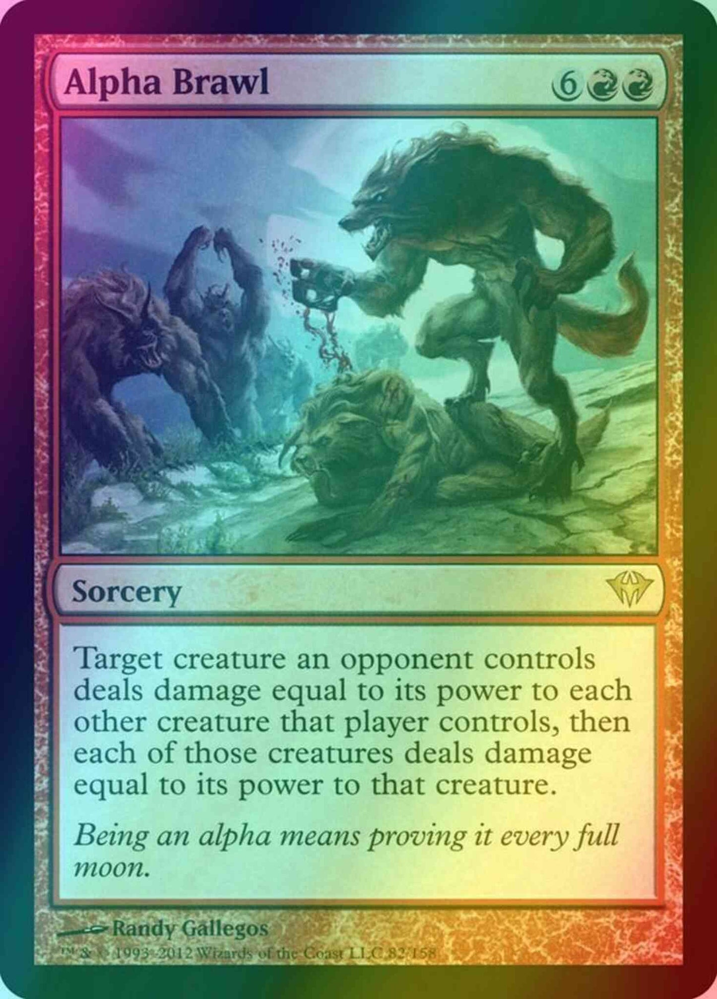 Alpha Brawl [82] [Dark Ascension] [Foil]