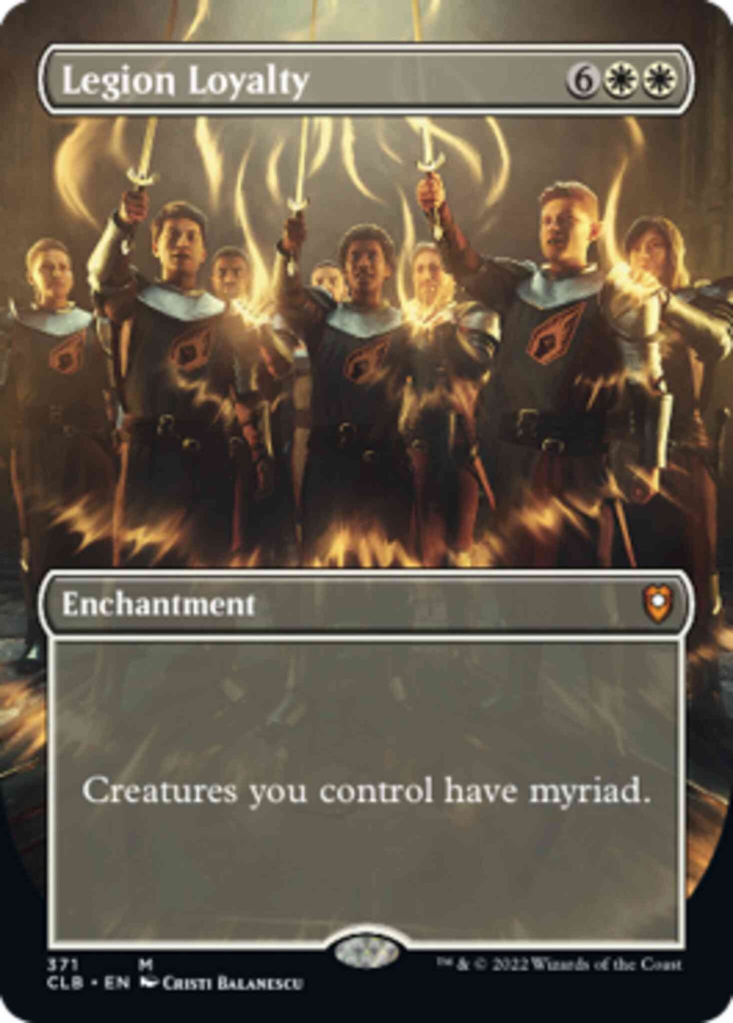 Legion Loyalty [371] [Borderless] [Commander Legends: Battle for Baldur's Gate] [Non-Foil]