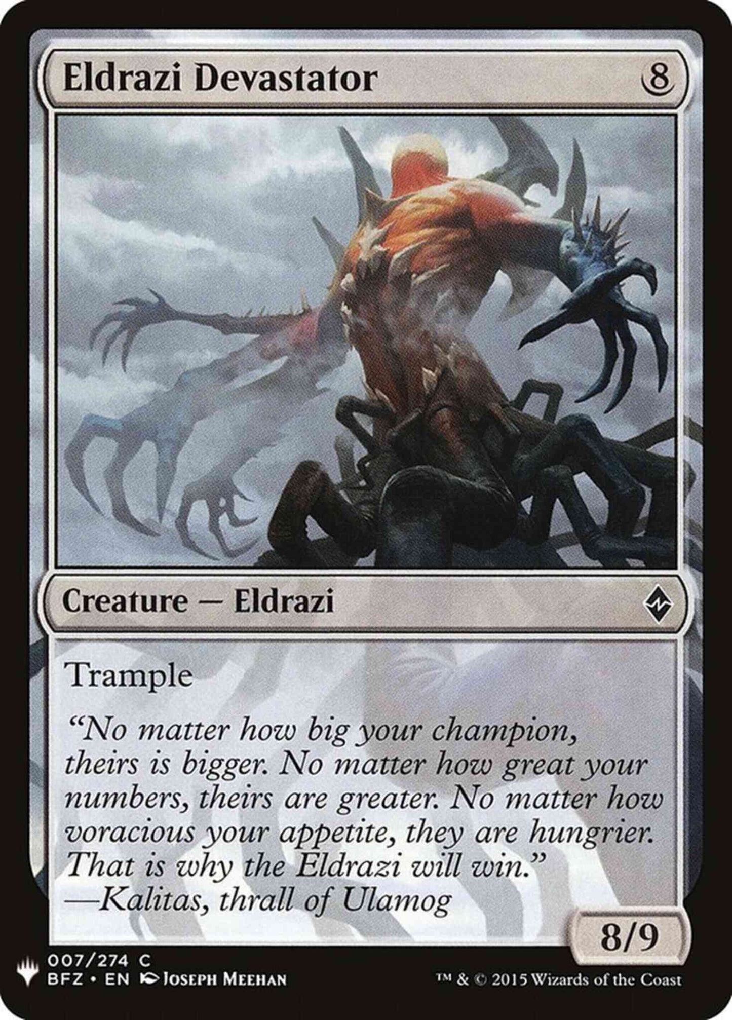 Eldrazi Devastator [BFZ-7] [The List] [Non-Foil]