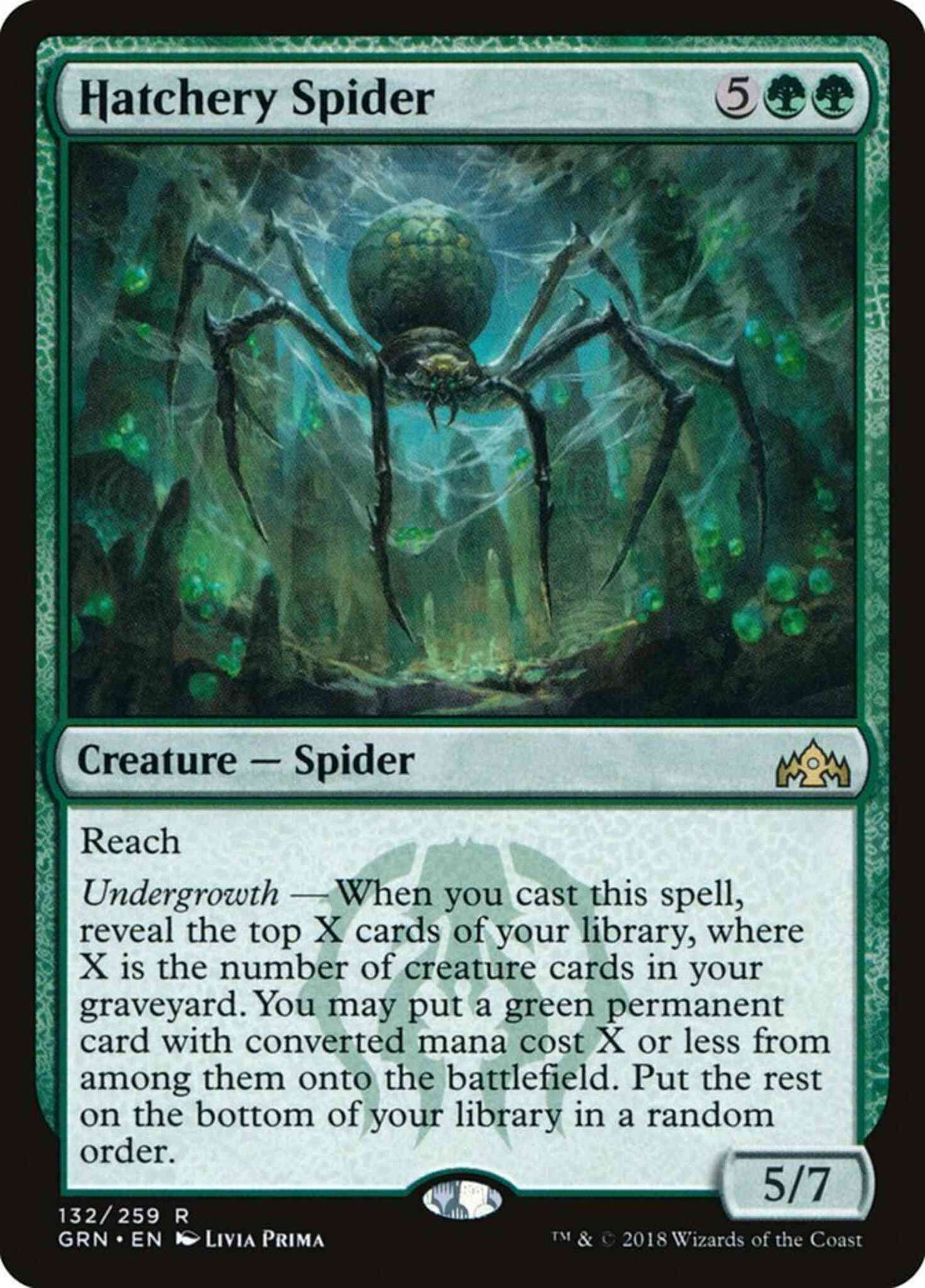 Hatchery Spider [132] [Guilds of Ravnica] [Non-Foil]