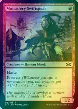 Monastery Swiftspear [119] [Double Masters 2022] [Foil]